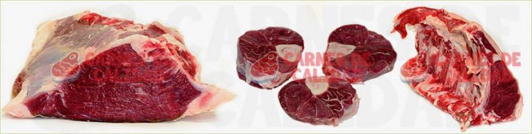 Tipos carne de ternera